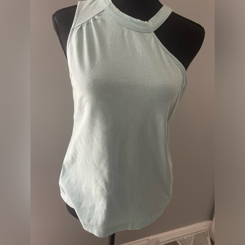 Anthropologie one shoulder sleeveless tank size small
